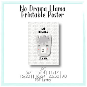 no drama llama feature graphic MED